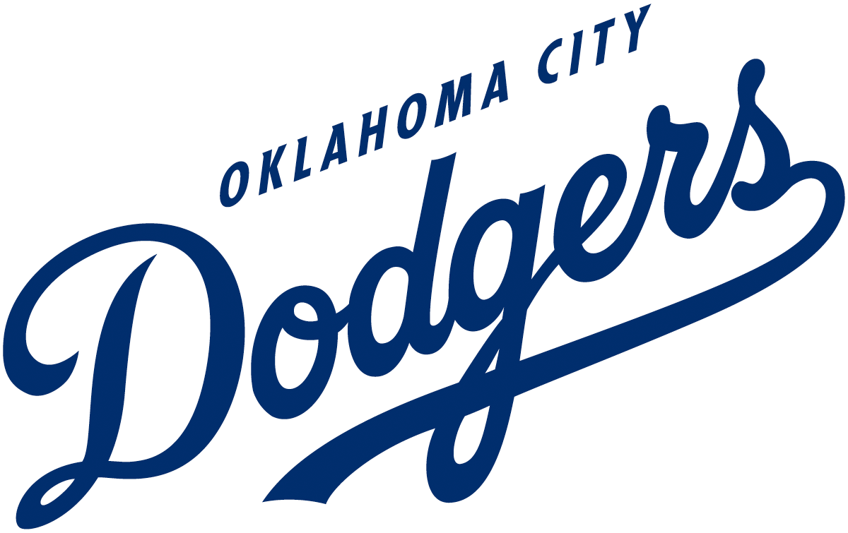 Oklahoma City Dodgers 2015-Pres Wordmark Logo 5 iron on paper